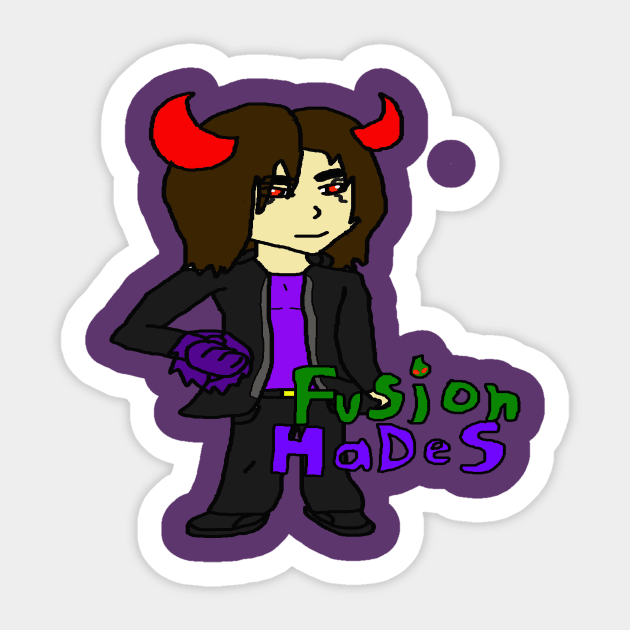 FusionHadesTGS chibi v2 Sticker by FusionDiabolos